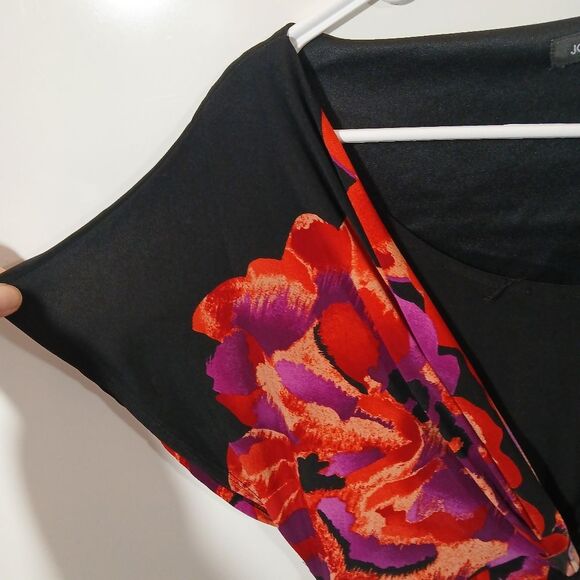 Jones Wear Dress Floral Twist Front Fitted - Picture 10 of 11